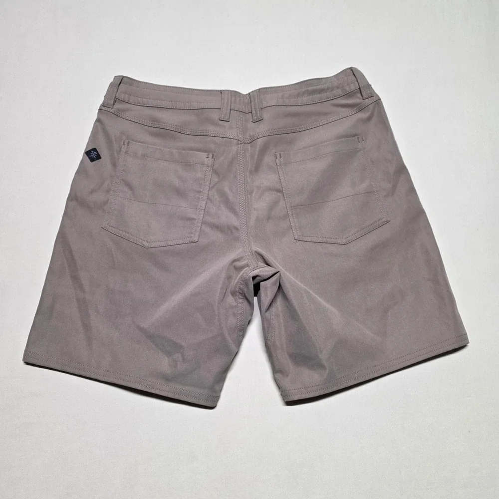 Roark Men Brown Adventure Chinos/Shorts Size 30 Quick Dry Lightweight Outdoor